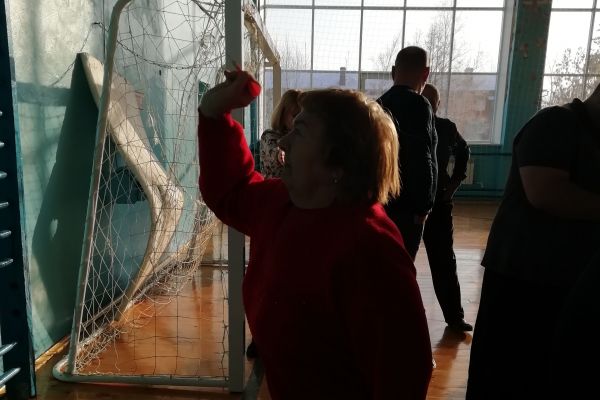 Соревнования среди инвалидов города Юрга