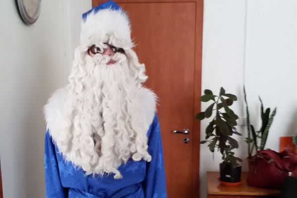 Вова в виде Мороза