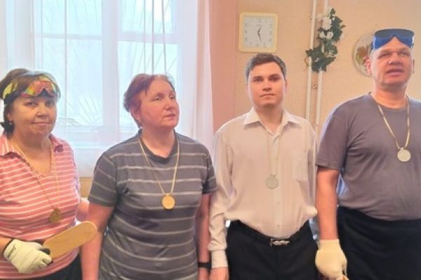 На фото Березовская Людмила Геннадьевна, Чистякова Наталья Анатольевна, Андреев Артем Евгеньевич, Шалаев Сергей Владимирович