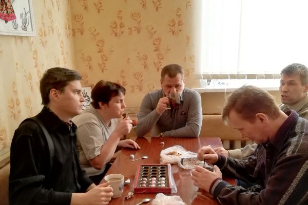 Чаепитие участников