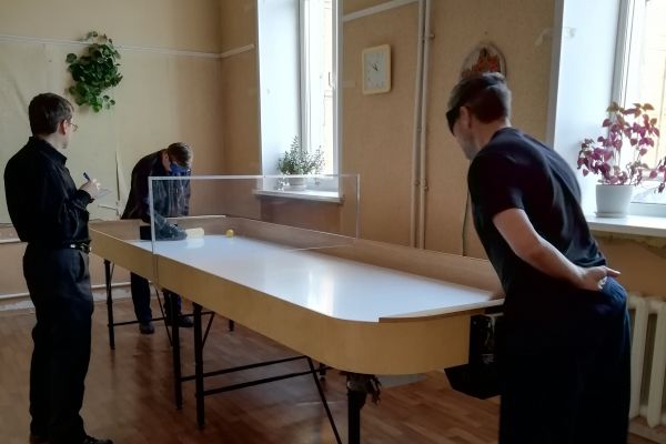 Соревнования по настольному теннису 