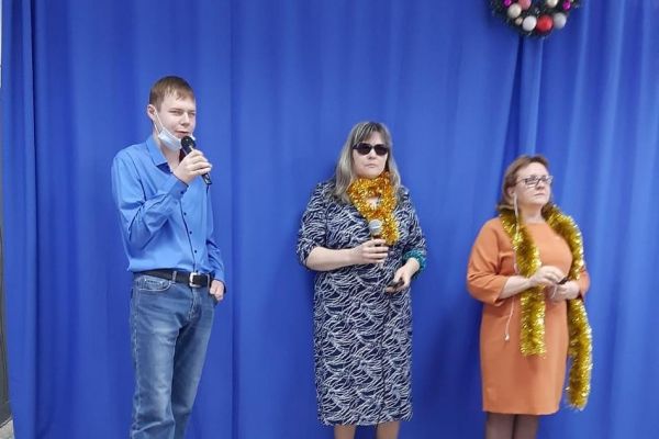 новогоднее выступление членов ВОС 