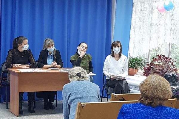 консультационная лекция, которую провели специалисты управления социальной защиты Центрального района
