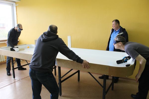 чемпионат по настольному теннису, спорт слепых 