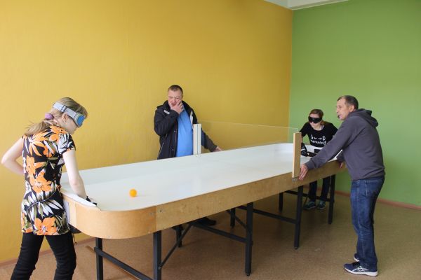 чемпионат по настольному теннису, спорт слепых 