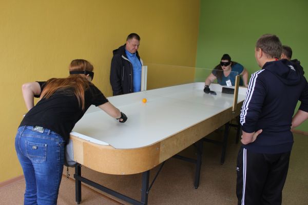 чемпионат по настольному теннису, спорт слепых 