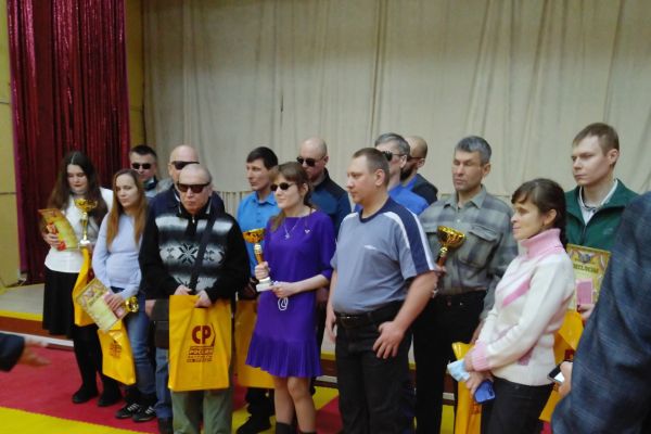 городской турнир по настольному теннису для слепых и слабовидящих