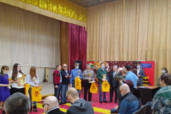 городской турнир по настольному теннису для слепых и слабовидящих