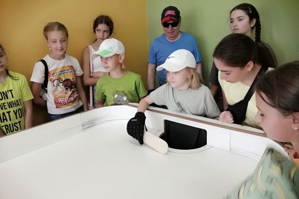 Детское восприятие настольного тенниса для незрячих 
