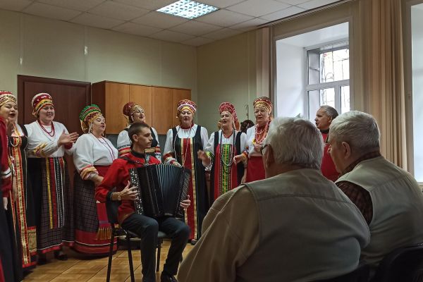 праздничный концерт, посвященный дню уважения старшего поколения