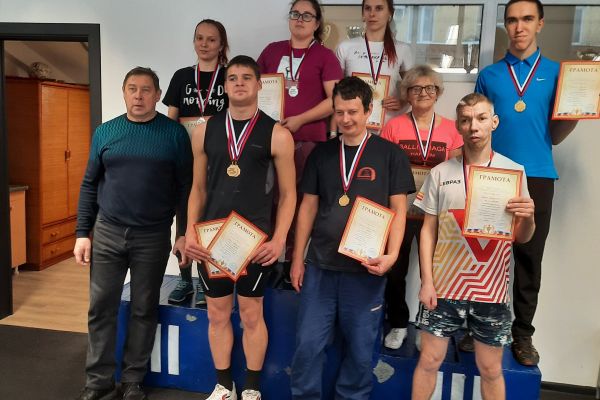 участие членов Новокузнецкой МО ВОС в Чемпионате по легкой атлетике