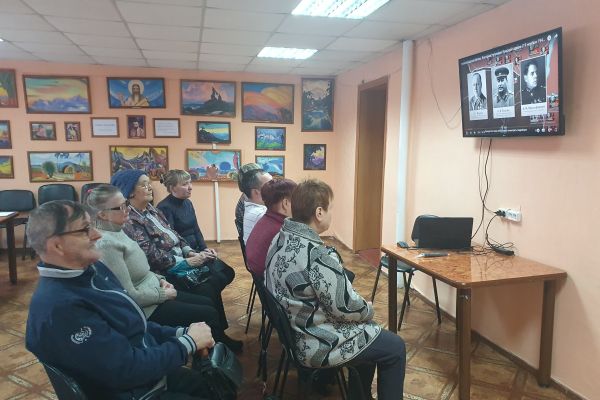 киновечер, посвященный ко дню Сталинградской битве 