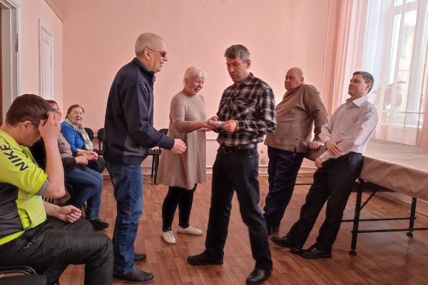 соревнования по домино среди инвалидов по зрению 