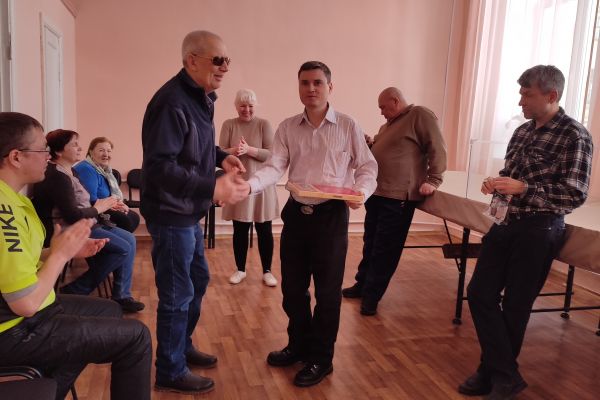 соревнования по домино среди инвалидов по зрению 