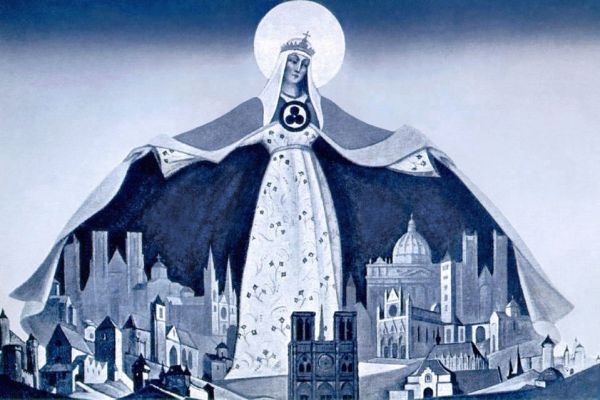 Рерих Н.К. Мадонна Защитница. 1933