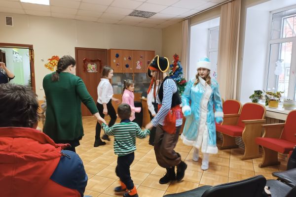 детское новогоднее мероприятие  