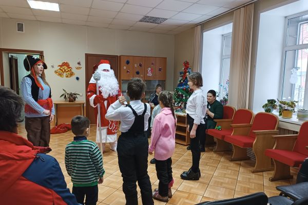 детское новогоднее мероприятие 